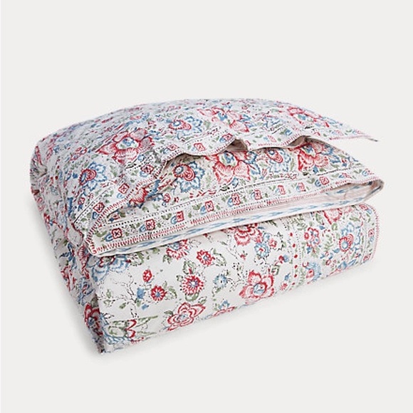 Bundle of Ralph Lauren Lucie bedding sheet set and duvet cover set 7 pieces set - Picture 2 of 12